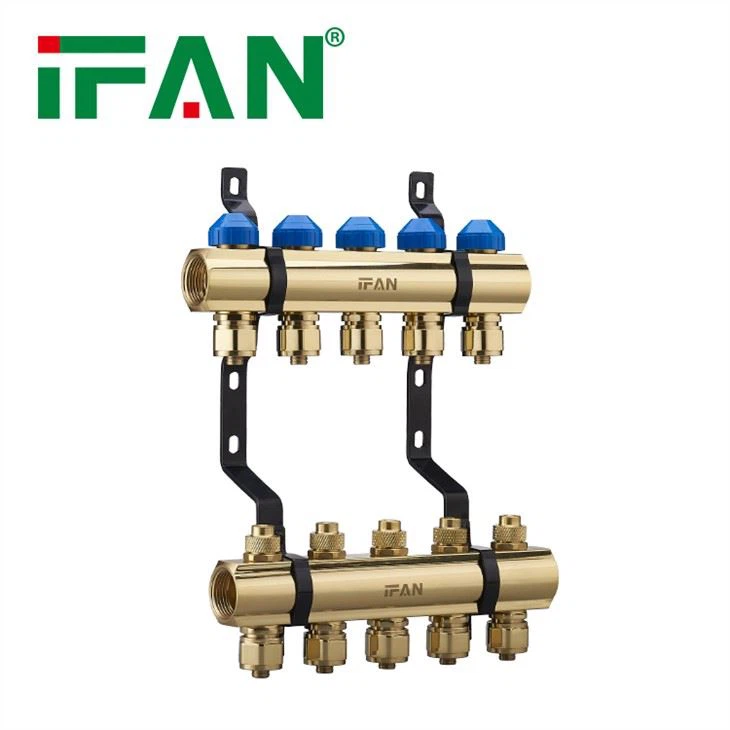 Pex-manifold i messing